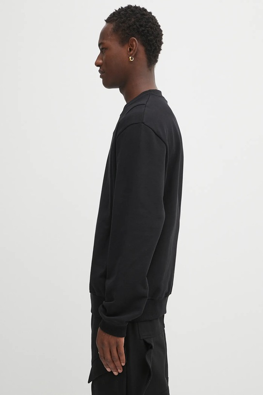 Heliot Emil bluza bawełniana PREAW25.M.08.078.BLK01 czarny AW25