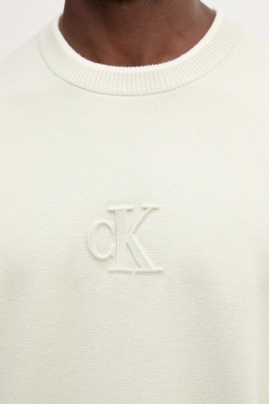 Calvin Klein Jeans sweter LV04RD300G zielony