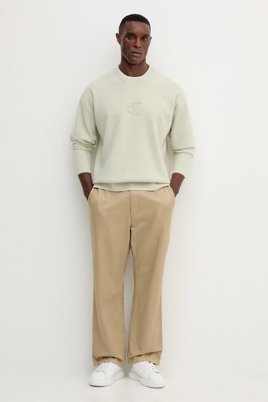 Calvin Klein Jeans maglione LV04RD300G giallo AW25