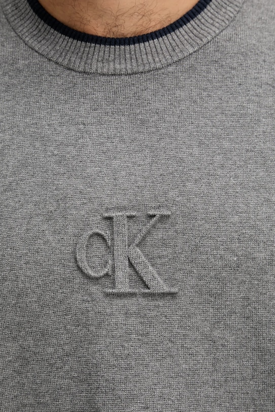 Pulover Calvin Klein Jeans LV04RD300G siva