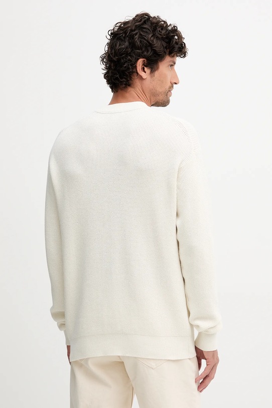 Odzież Calvin Klein Jeans sweter bawełniany LV04RD313G beżowy