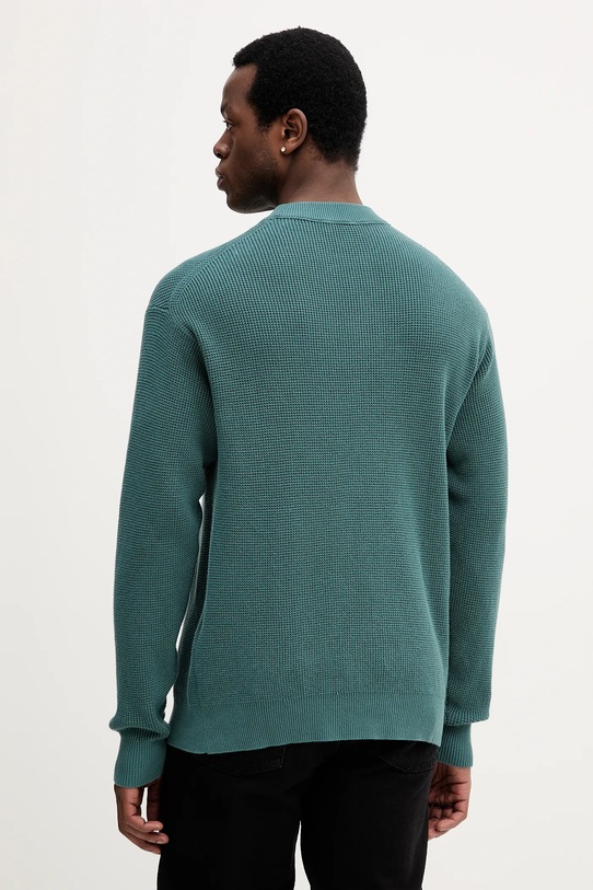 Ruházat Calvin Klein Jeans pamut pulóver LV04RD313G türkiz