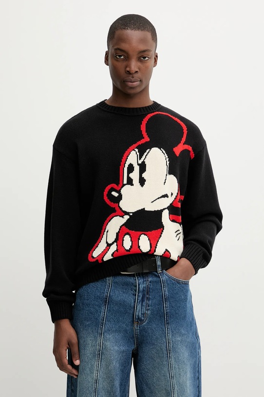 Desigual sweter SWINDON MICKEY pozostałe czarny 25WMJF05