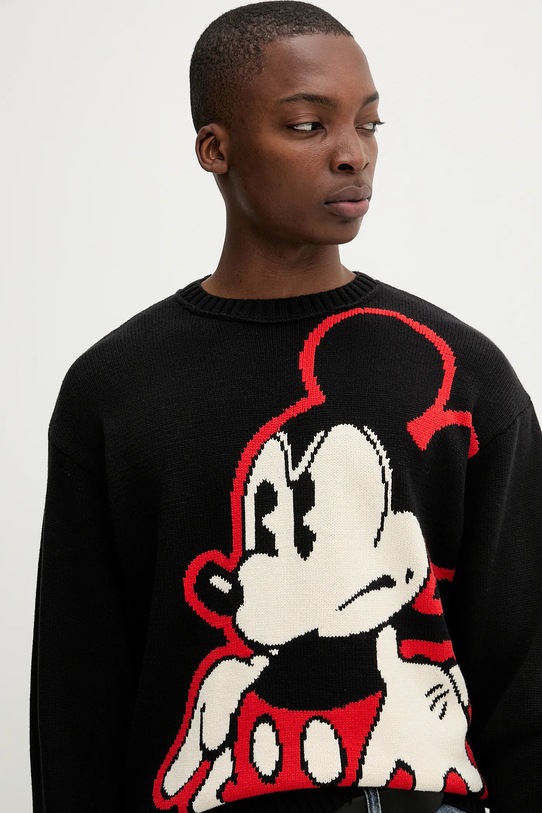 Desigual sweter SWINDON MICKEY czarny 25WMJF05