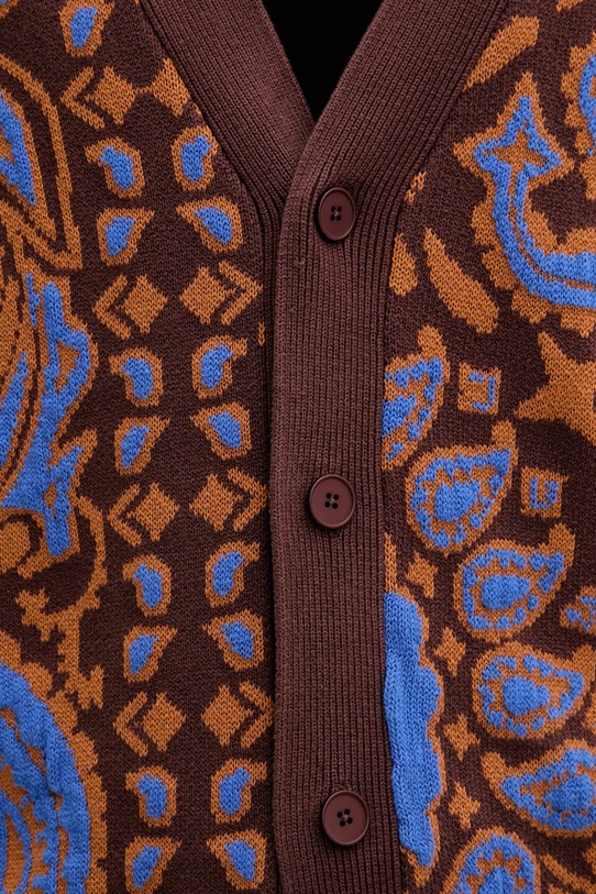 Kardigan Desigual 25WMJF12 hnědá