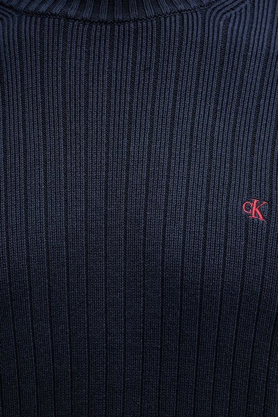 Calvin Klein Jeans maglione in cotone LV04RD314G blu navy