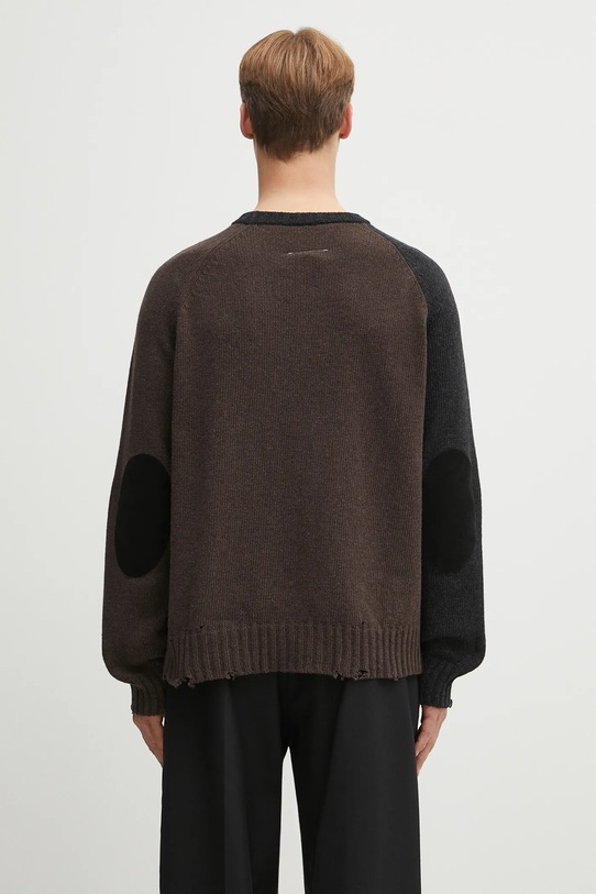 Îmbrăcăminte MM6 Maison Margiela pulover de lână SH2HL0028.M13160.961 negru