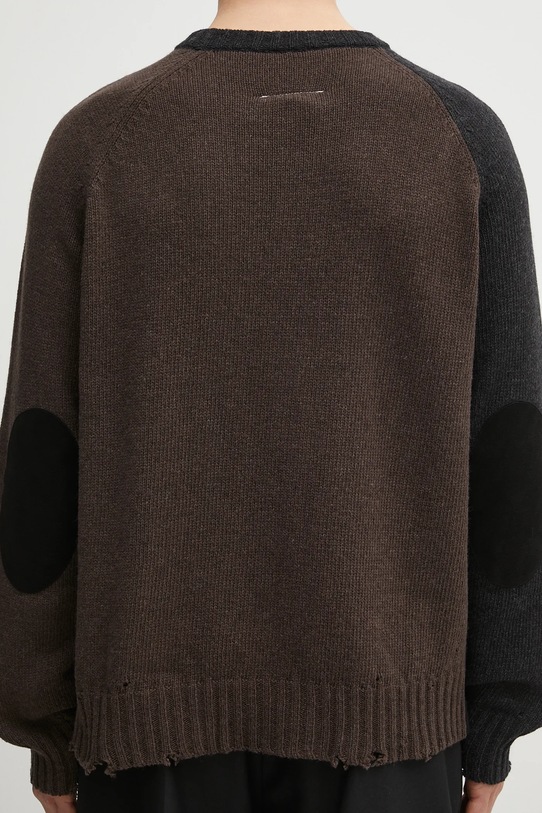 MM6 Maison Margiela woolen jumper black SH2HL0028.M13160.961