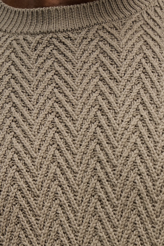 BOSS pulover de lana 50549980 verde