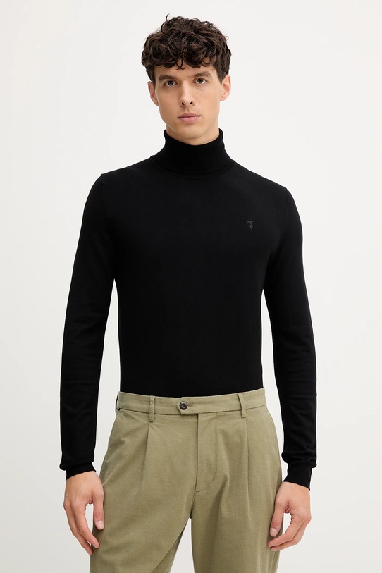 Trussardi sweter pozostałe czarny M0178000019N