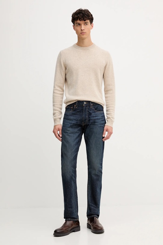 Trussardi sweter kaszmirowy M0208000022N beżowy AW25