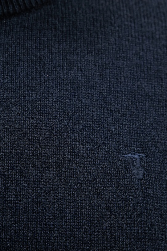 Trussardi sweter kaszmirowy M0208000022N granatowy