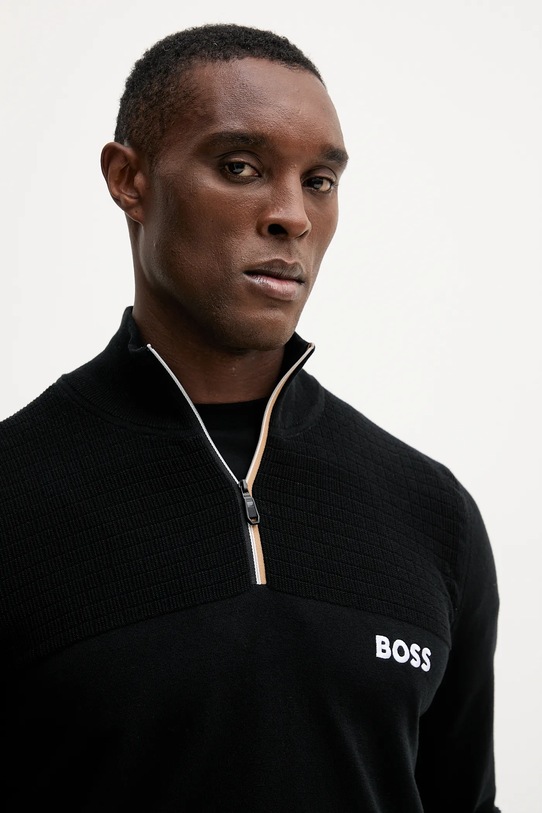BOSS Green sweter czarny 50541953