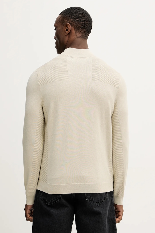 Ρούχα Πουλόβερ με προσθήκη μαλλιού BOSS Green KN_Momentum-X QZ 50547898 μπεζ