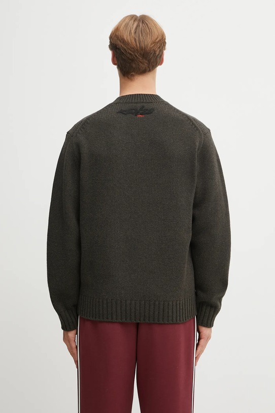 Odzież Kenzo sweter wełniany Rws Futura Jumper FF65PU7413CK zielony