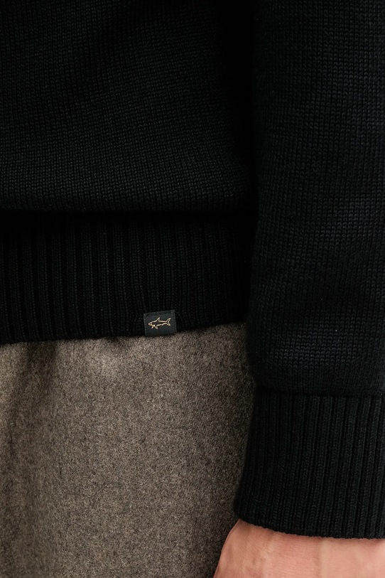 Paul&Shark sweter wełniany 15311064 czarny