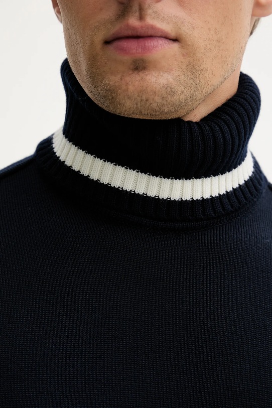 Paul&Shark sweter wełniany 15311088 granatowy