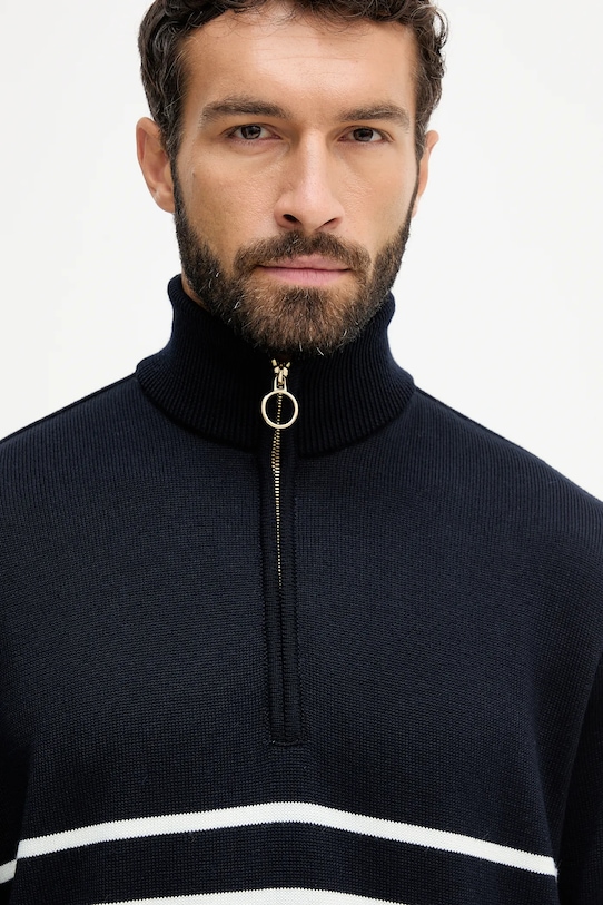 Paul&Shark sweter z wełną granatowy 15311142