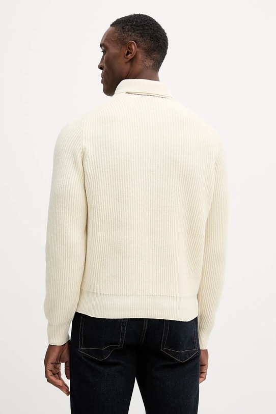 Одяг Светр із додаванням вовни Paul&Shark 15311163 бежевий