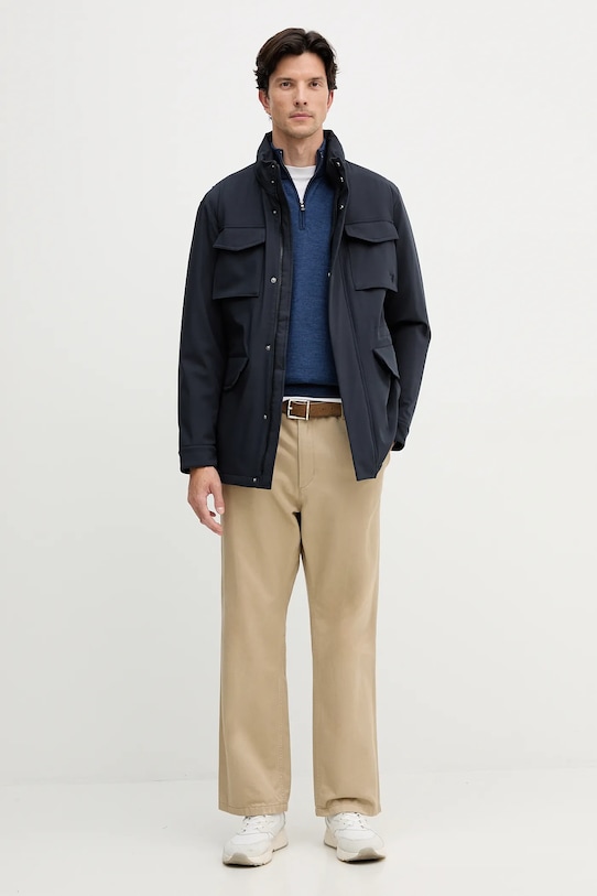 Vlnený sveter Paul&Shark 15311164 modrá AW25