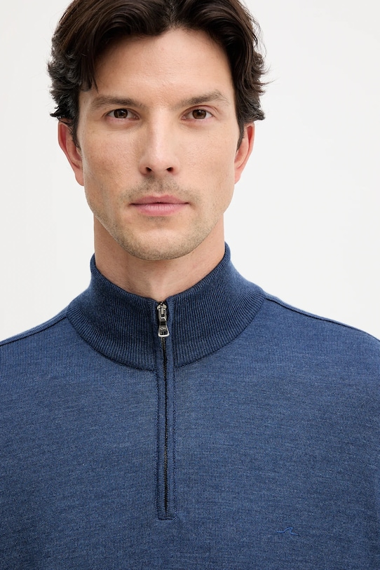 Vlnený sveter Paul&Shark modrá 15311164