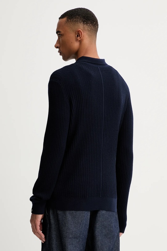 Odzież Rag & Bone sweter wełniany RH2625F6MWH granatowy