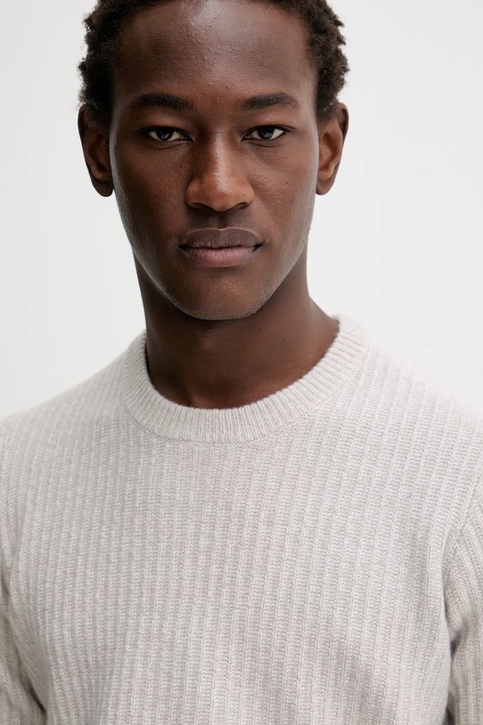 Rag & Bone sweter kaszmirowy szary RH3825F6MCA