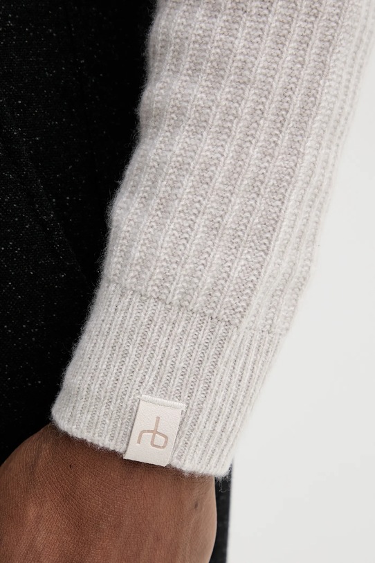 Rag & Bone sweter kaszmirowy RH3825F6MCA szary