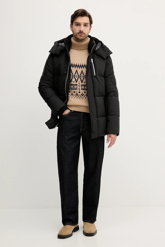 Пуловер с вълна Tommy Hilfiger MW0MW40843 бежов AW25