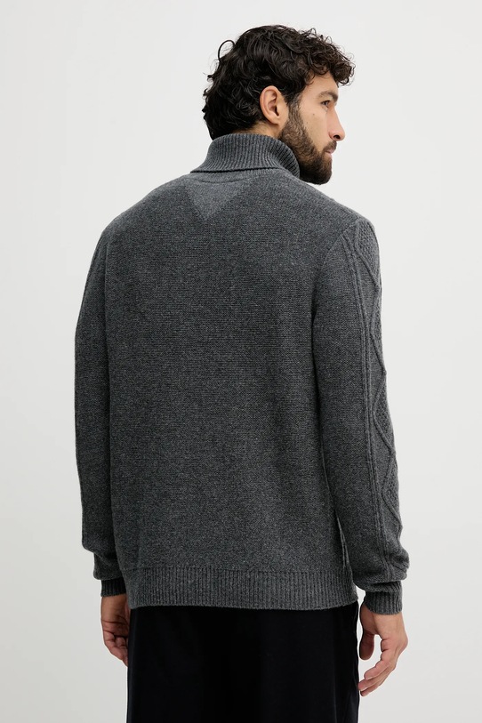 Odzież Tommy Hilfiger sweter wełniany MW0MW40914 szary
