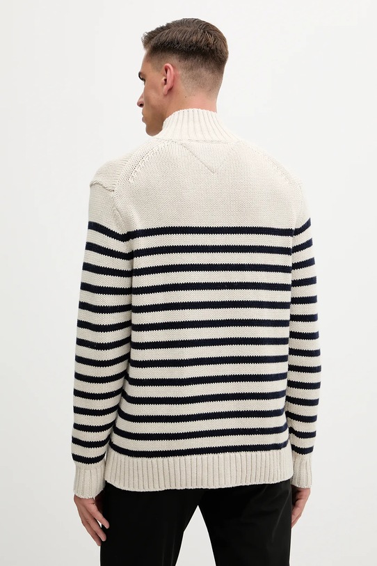 Oblečenie Bavlnený sveter Tommy Hilfiger MW0MW41320 béžová