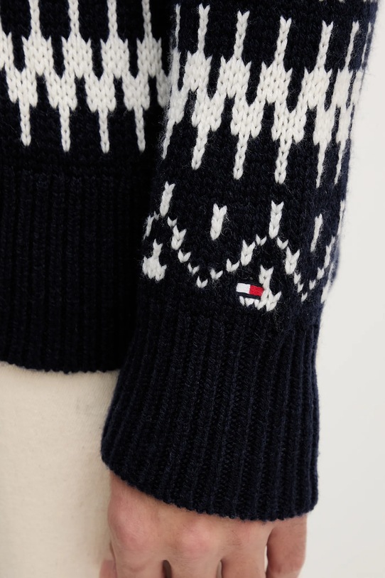 Πουλόβερ με προσθήκη μαλλιού Tommy Hilfiger MW0MW42085 σκούρο μπλε