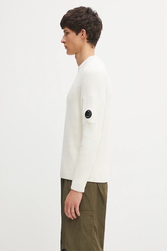 C.P. Company sweter 19CMKN015A006608A beżowy AW25