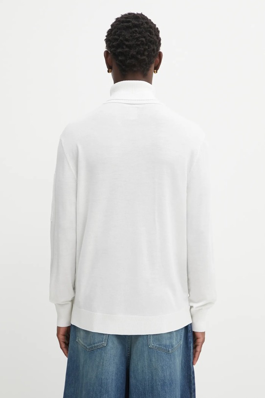 Odzież C.P. Company sweter z wełną 19CMKN035A005528A beżowy