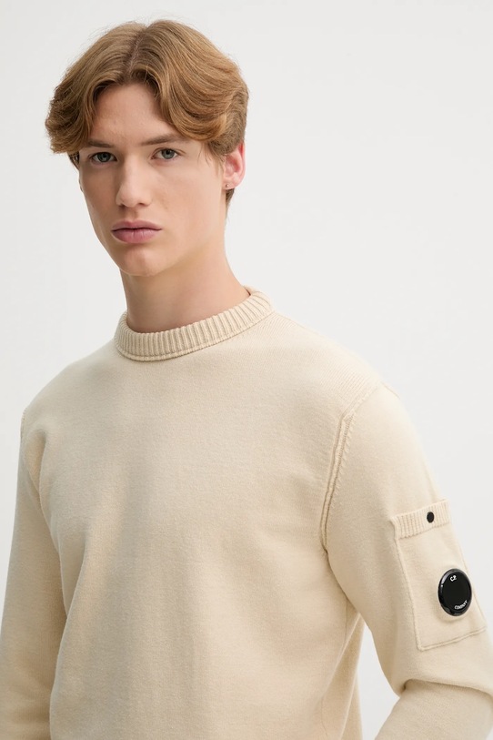 C.P. Company sweter beżowy 19CMKN238A110432A