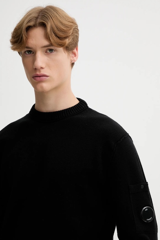 C.P. Company sweter czarny 19CMKN238A110432A