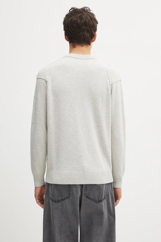 Odzież C.P. Company sweter z wełną 19CMKN707A110149A beżowy