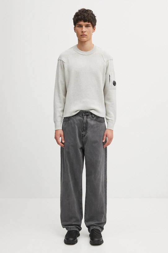 C.P. Company sweter z wełną 19CMKN707A110149A beżowy