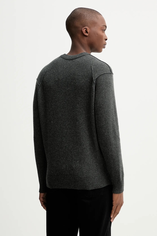 Îmbrăcăminte C.P. Company pulover de lână 19CMKN707A110149A gri
