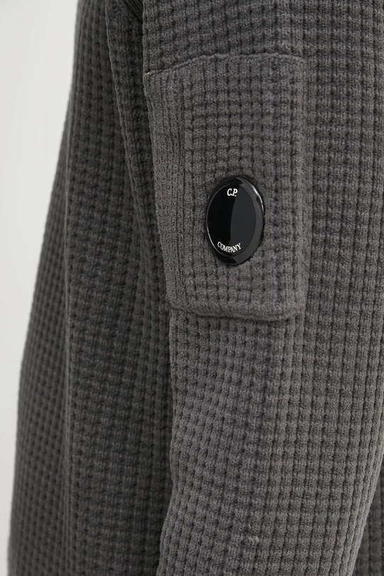 C.P. Company sweter bawełniany szary 19CMKN023A005558G