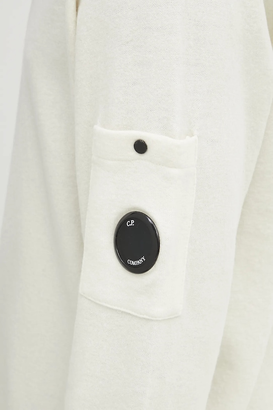 Свитер с добавлением шерсти C.P. Company бежевый 19CMKN198A110468A