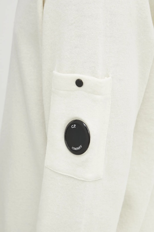C.P. Company sweter z dodatkiem wełny beżowy 19CMKN198A110468A