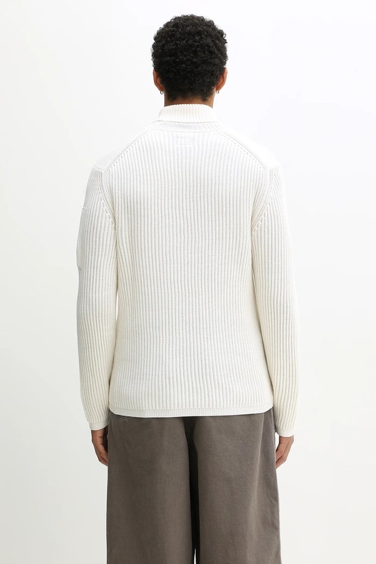 Odzież C.P. Company sweter z dodatkiem wełny 19CMKN220A006595A beżowy