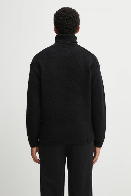 Odzież C.P. Company sweter z dodatkiem wełny 19CMKN281A110509A czarny