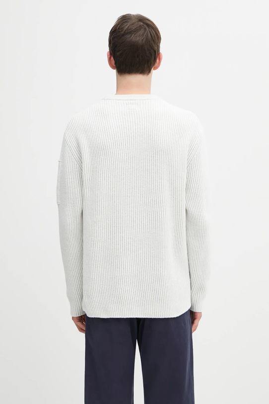 Odzież C.P. Company sweter z dodatkiem wełny 19CMKN307A006170A szary
