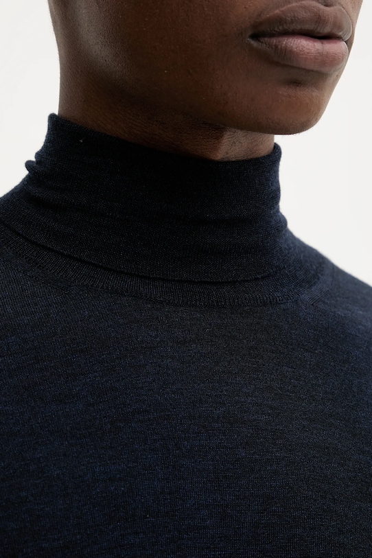 Μάλλινο πουλόβερ BARENA VENEZIA Knitwear Camio KNU5282.429 σκούρο μπλε