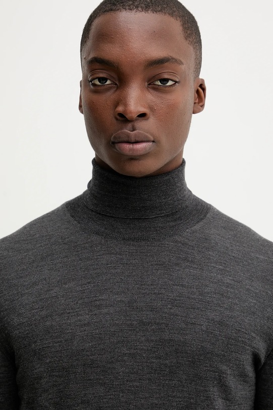 BARENA VENEZIA sweter wełniany Knitwear Camio szary KNU5282.429