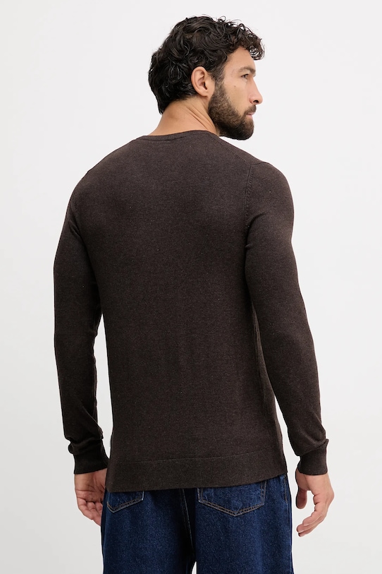 Odzież Lindbergh sweter 30.800140 brązowy