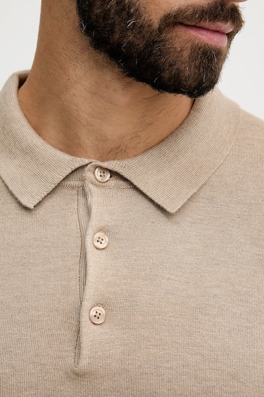 Lindbergh sweter 30.800144 beżowy