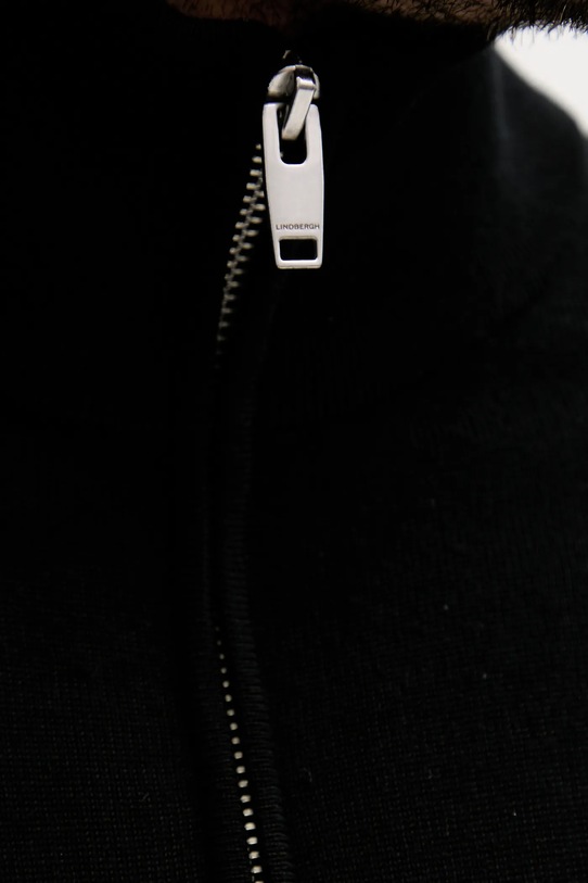 Lindbergh sweter wełniany 30.842126 czarny